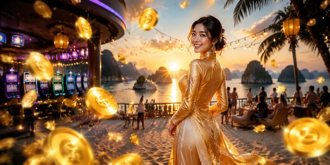 Trải nghiệm casino trực tuyến tại vịnh Hạ Long phong cách áo dài